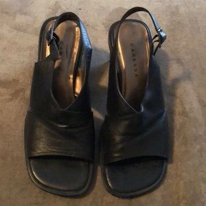 Caress a leather sandal size 81/2